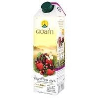 ราคา Doi Kham mixed berry juice 98% 1000 ml.ดอยคำ น้ำเบอร์รีรวม 98% 1000 มล. เครื่องดื่ม น้ำผลไม้ (25763052383)