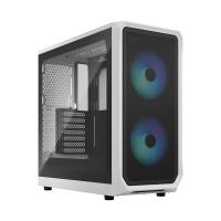 ราคา Fractal Design Focus 2 RGB White Tempered Glass Case (FD-C-FOC2A-04) (16282508820)