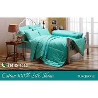 ราคา ผ้าห่มนวม เจสสิก้า(Jessica) คอตตอน 100% ซิลค์ ชายน์ สีพื้น (6812005080)