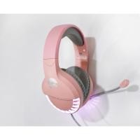 ราคา ์OKER NEW OKER Headset M18 สีชมพู สวยงาม (6215608140)