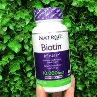 ราคา ✅✅ พร้อมส่ง✅✅Natrol® Biotin 10,000 mcg.( 100 Tablets) (1277198993)
