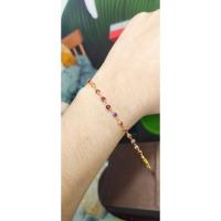 ราคา สร้อยข้อมือทับทิมสยามแท้ (25152590212)