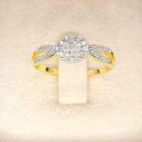 ราคา แหวนเพชรแท้ทองคำแท้9k (22744668725)