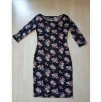 ราคา เดรสยาวเข้ารูปผ้ายืดลูกไม้นิ่มป้าย EZRA size L (6010545322)