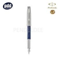 ราคา ปากกาหมึกซึม PARKER Sonnet18 Special Edition Blue Silver CT Fountain Pen (19985063609)
