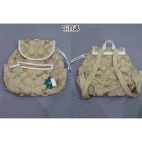 ราคา T168 กระเป๋าเป้ COACH DAISY SIGNATURE KHAKI BACKPACK 16556 (ของแท้มือสองสภาพดี) (1513537026)