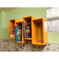 ราคา ชั้นวางหนังสือแบบแขวนผนัง(งานไม้สัก) (23575256065)