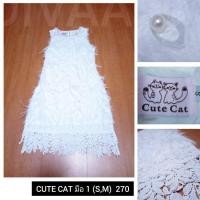 ราคา เดรสสั้นขนนกอลัง แต่งมุก+เพชร มือ1 งานป้าย Cute cat (S,M) งานสวยมาก ใส่ออกงาน เริ่ดมากจ้า (3650418444)