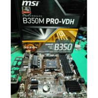 ราคา Msi b350m pro-vdh สำหรับ am4 รองรับ ryzen gen3 แล้ว ครบกล่อง มือ2 ประกันเหลือ (7317894600)