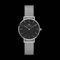ราคา Pre Daniel Wellington Classic Petite Sterling 28mm Watch DW00100218 นาฬิกาแบรนด์เนม แท้100% สำหรับผู้หญิง U-165 (1832355518)