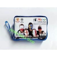 ราคา PPKK สีเพ้นท์หน้า เพ้นท์ตัว เพ้นท์ร่างกาย Face&Body Paint ST สีแห้งไวล้างออกง่าย ไม่ระคายเคืองต่อผิว Skin Paint ชุด 6 สี (24302143406)