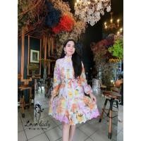 ราคา เดรสกระโปรงงานปักฉลุลูกไม้ผ้าดีมาก งานป้าย love lady (3538266259)