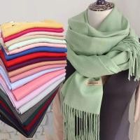 ราคา ผ้าคลุมไหล่ ผ้าพันคอ ผ้าเเคลชเมียร์สีพื้น (Cashmere) (14412446842)