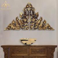 ราคา เข้ามุม สามเหลี่ยม งานแกะสลัก หัตกรรม ไม้แกะ ติดผนัง ไม้แผ่นแกะสลัก ไม้แกะลายไทย ประดับบ้าน ตกแต่งผนัง เทวดา (11237602661)