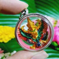 ราคา พญาครุฑมหาอำนาจ รุ่นมหามงคลเสาร์ 5 หลวงพ่อคูณ วัดบ้านไร่ เนื้อกะไหล่ทองลงยา เลี่ยมกรอบเลสกันน้ำอย่างดี (12262597241)