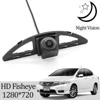 ราคา กล้องมองหลังรถยนต์ HD 1280*720 สําหรับ Honda City City 5 2008 2009 2010 2011 2012 2013 2014 (19455694778)