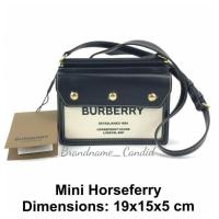 ราคา NewBurberry Mini Horseferry Print Title Bag with Pocket Detail. (4465166461)
