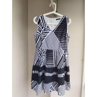 ราคา Graphic dress - Black-White (HAAS) (10302630711)