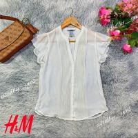 ราคา เสื้อชีฟองแบรนด์h&m เสื้อใส่ทำงาน ใส่สบาย (24160949509)