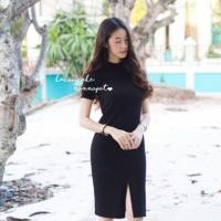 ราคา เดรสสีดำ (งานป้าย) (90838992)