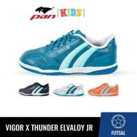 ราคา [PAN ลิขสิทธิ์แท้ 100%]รองเท้าฟุตซอลPAN VIGOR X THUNDER ไซส์เด็ก32-38 (25959853628)