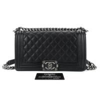 ราคา Brandname : Chanel boy 10 black goat skin holo 22 (5093108834)