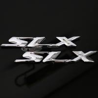 ราคา โลโก้ SLX สีโครเมี่ยม 1 คู่ (2 ชิ้น) ขนาด 2.5 x 16 cm. ติดข้างประตู ISUZU D-MAX (13506190111)