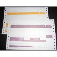 ราคา กระดาษต่อเนื่อง สลิปเงินเดือน ฟอร์มสำเร็จรูป 2 ชั้น ขนาด 9 x 5.5 นิ้ว (1887507566)