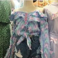 ราคา เสื้อปาดไหล่สีเรนโบว์ (1439060022)