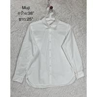 ราคา เสื้อเชิ้ตมือสองแบรนด์muji สภาพสวยมาก (24463560470)