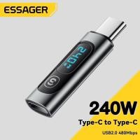 ราคา Essager อะแดปเตอร์ทดสอบพลังงาน Type C เป็น Type C 240W รองรับการส่งข้อมูล (24653184373)