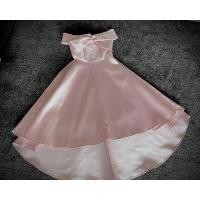 ราคา ชุดเดรสราตรีสีชมพูผ้าไหมซาติน ใส่ออกงาน (2433292004)