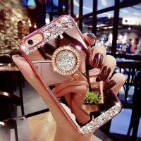 ราคา เคสไอโฟน Rose Gold Diamond Mirror iPhone 5 5G 5S SE On 7 8 Plus 6 S X 10 (1656691953)