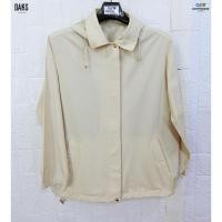 ราคา DAKS LONDON แท้ อก43 แจ๊ตเก๊ตแขนยาวมีหมวกสีขาวครีม (22557180413)