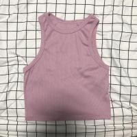 ราคา [ มือ 1 / New ] เสื้อครอป ครอปแขนกุด กล้ามแขนกุด ครอปผ้าร่อง เสื้อแฟชั่น ฮิต ครอปไหมพรม (18803806547)