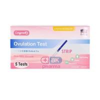 ราคา ที่ตรวจตกไข่ ตรวจไข่ตก 5 ชุด Longmed Ovulation Test Strip ตรวจวันไข่ตก แบบจุ่ม 5 ชุด/กล่อง 1 กล่อง (20618958848)