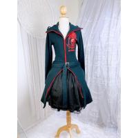 ราคา S O L D Coat Dress เสื้อคลุมตัวยาวสไตล์พังค์ ลายหัวกะโหลก แบรนด์ putumayoskull with crown (9712227248)