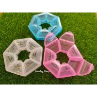 ราคา กล่องใส่ยา แบบกลม ตลับใส่ยา แบบโดนัท กลม (7 วัน) Pill Box คละสี ตลับยา กล่องจัดยา กล่องแบ่งยา แบบพกพา กล่องยา มีวันบอก (18653464540)