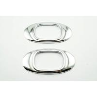ราคา ครอบไฟเลี้ยวแก้มสำหรับ Toyota Hilux Vigo 2005-14 พลาสติกสีโครเมี่ยมติดตั้งด้วยเทปกาวสองหน้าด้านหลัง (6818781353)
