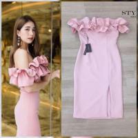 ราคา ชุดออกงานสีชมพู ​ชุดสวยตรงปก✨ ชุดสีชมพูออกงาน เดรสสีชมพูออกงาน เดรสสีชมพูไปงาน ชุดออกงาน เดรสออกงาน​ ชุดไปงานสีชมพู​ (7469165616)