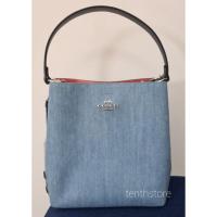 ราคา พร้อมส่ง กระเป๋า coach bucket 10" โค้ช บัคเก็ต ใหญ่ ถังใหญ่ สียีน ไซส์ 10 นิ้ว (8072472669)