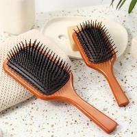 ราคา For aveda Massage Comb Gasbag Anti Static Hair Air Cushion Wooden Hairbrush Wet Curly Detangle Hair Brush Hairdressing S (24701812341)
