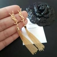 ราคา ต่างหูแบรนด์ YSL Earrings (967406983)