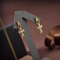 ราคา [การจัดซื้อ] Chrome Hearts สามมิติ CROSS NAIL STUD ต่างหูดาววรรคเดียวกัน Punk ต่างหู Bengdi ผู้หญิง (11130023744)