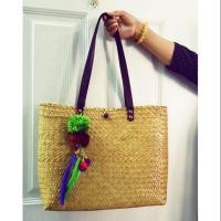 ราคา กระเป๋าสานกระจูด (1261198522)