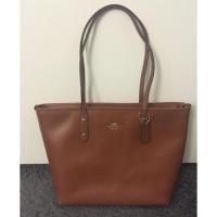 ราคา Coach Crossgrain City Zip Top Tote F36875 IMSAD (35315896)