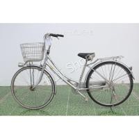 ราคา จักรยานแม่บ้านญี่ปุ่น - ล้อ 26 นิ้ว - ไม่มีเกียร์ - Bridgestone - สีเงิน [จักรยานมือสอง] (21649272168)