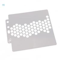 ราคา Pri แผ่นแม่แบบ ฉลุลาย หกเหลี่ยม สําหรับวาดภาพระบายสี บนไม้ ผนัง โน้ตบุ๊ก การ์ด DIY (25000222557)