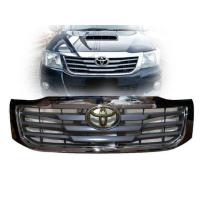 ราคา หน้ากระจัง Vigo Champ ปี 2011 ถึง 2015 ตรงกลางสีเทาขอบชุบโครเมียมโลโก้สีทอง (7235981316)