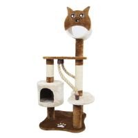 ราคา Cat Condo คอนโดแมว รุ่น TRE16 ขนาด L66 x W51 x H126 ขนาดกลางเหมาะกับแมวโต 2-3 ตัว (532038669)